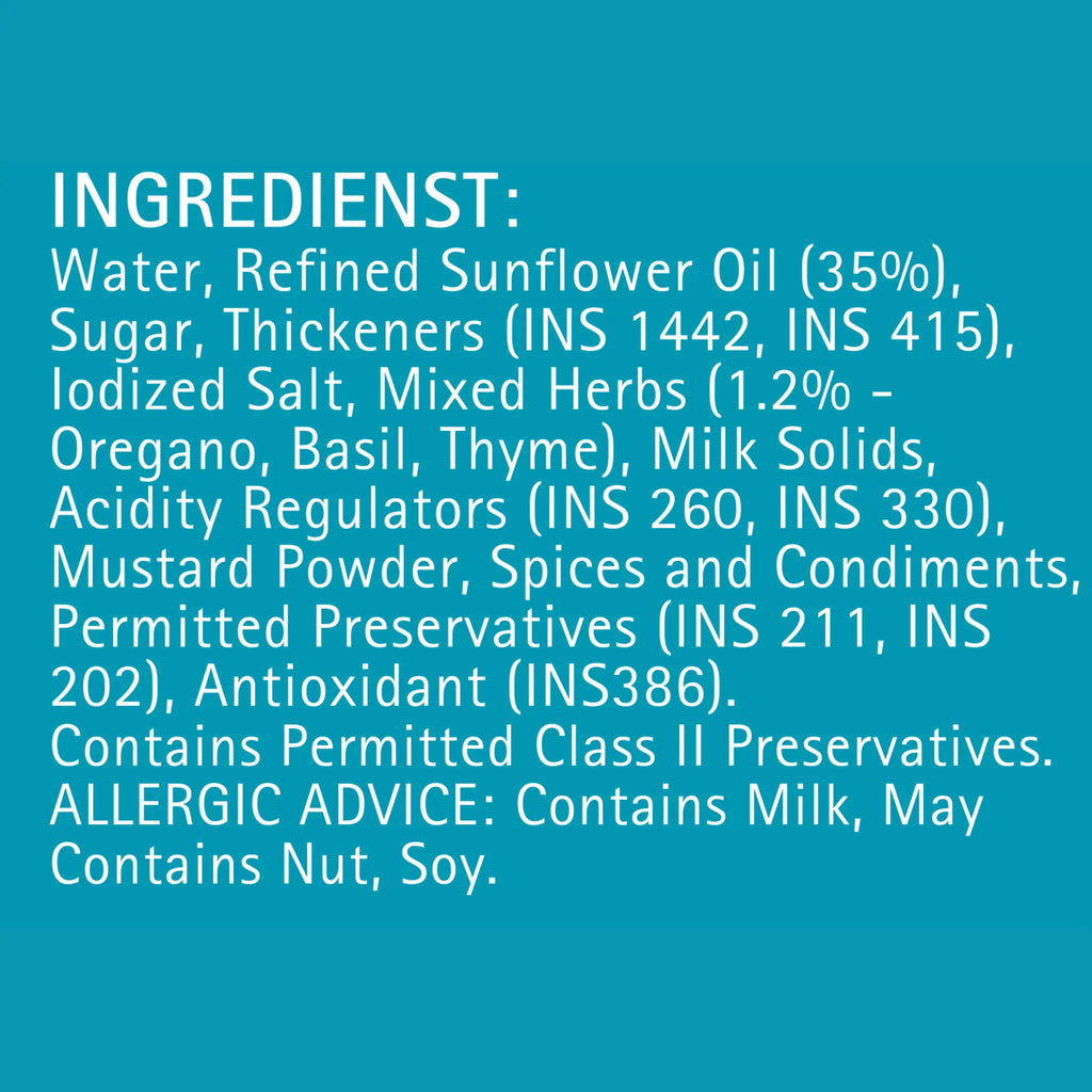 Italian Herbs Botanical Silk Mayo